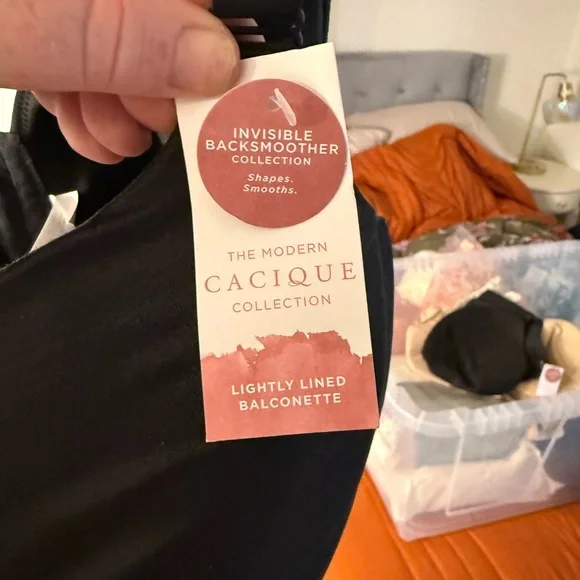 Cacique Classic Black Bra - Picture 4 of 4